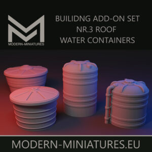Building Add-On set Nr.3 roof water containers [Digital]