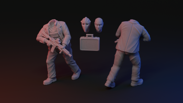 Bank robber miniatures 28mm gangsters [Digital] - Image 3