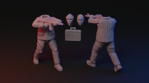 Bank robber miniatures 28mm gangsters [Digital] - Image 5