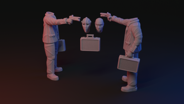 Bank robber miniatures 28mm gangsters [Digital] - Image 6