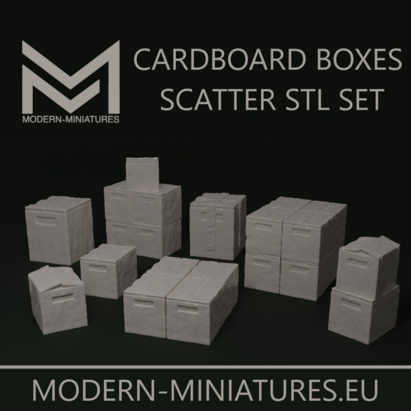 Cardboard Boxes Scatter Set [Digital]