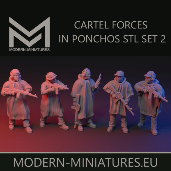 Cartel soldiers wearing ponchos, set 2 [Digital]
