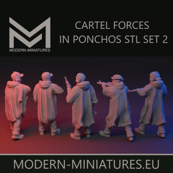 Cartel soldiers wearing ponchos, set 2 [Digital] - Image 3