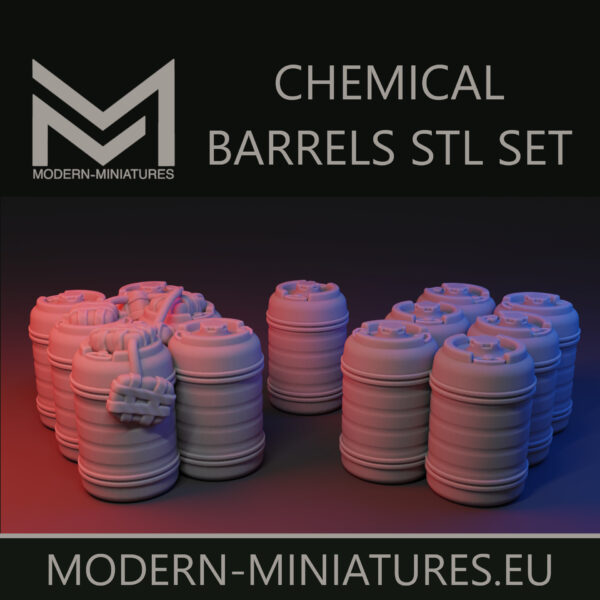 Chemical Barrels. IED, VBIED, improvised bomb scatter [Digital]