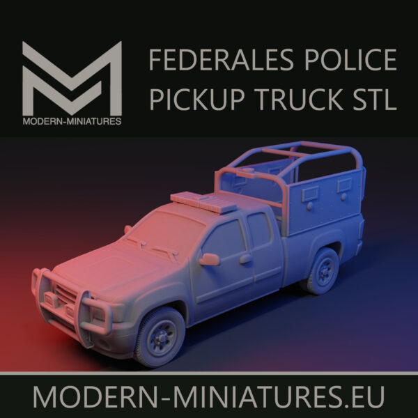 Federales Police Pickup Truck [Digital]