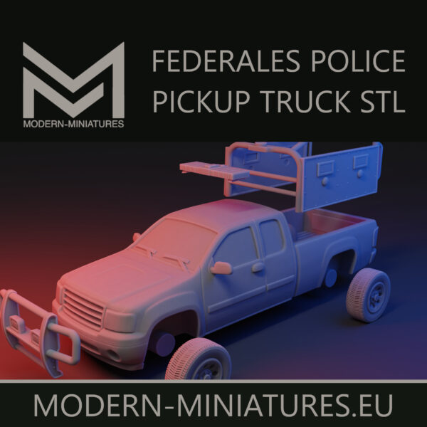 Federales Police Pickup Truck [Digital] - Image 2