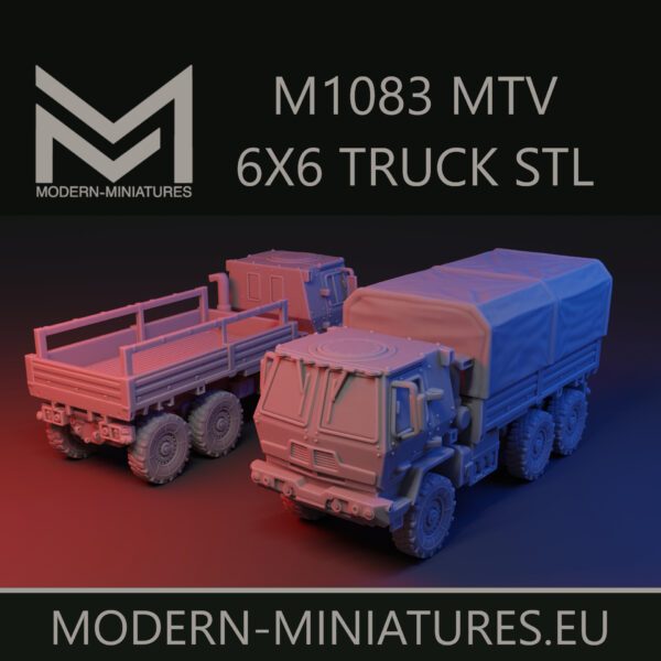 Modular M1083 Military trucks (two versions) 6x6 Cargo truck [Digital]
