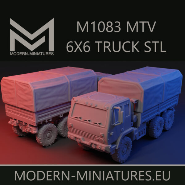 Modular M1083 Military trucks (two versions) 6x6 Cargo truck [Digital] - Image 3