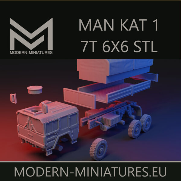 MAN KAT 1 7-ton 6x6 Bundeswehr army truck [Digital] - Image 2