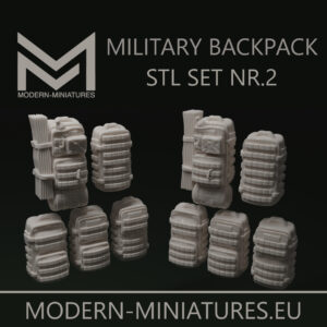 Military Backpack set NR.2 military stowage [Digital]