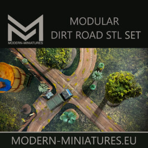 Modular dirt road for tabletop [Digital]