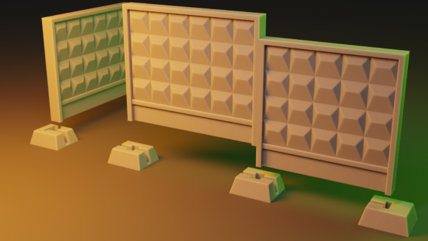 Russian Concrete Wall Modular Style 1 [Digital]