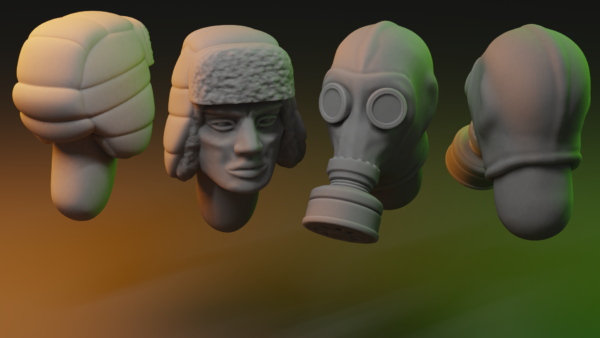 Dead Scav bodies. 28mm Miniatures zone bandits [Digital] - Image 3