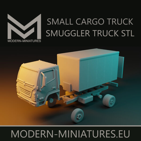 Small Cargo Truck, Smuggler Truck. [Digital] - Image 3