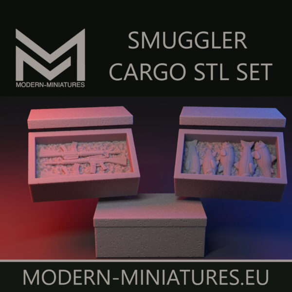 Cargo Pallets, Scatter terrain cardboard boxes. [Digital] - Image 2