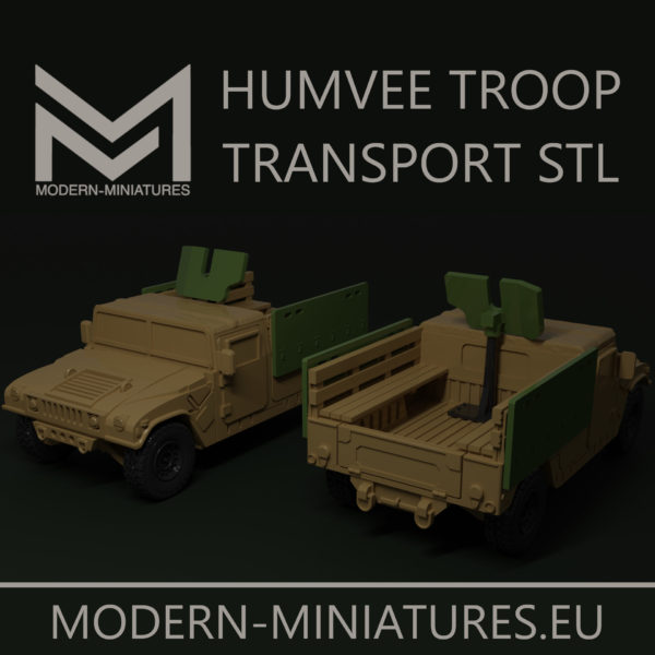 Humvee Troop Transport with optional armor [Digital]