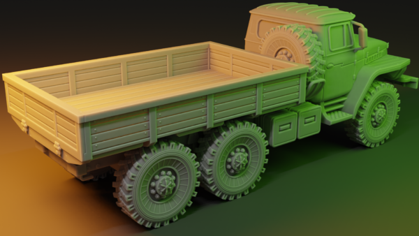 Military Ural Truck. Russian army truck. [Digital] - Image 3