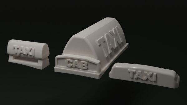 Taxi signs for cars [Digital]